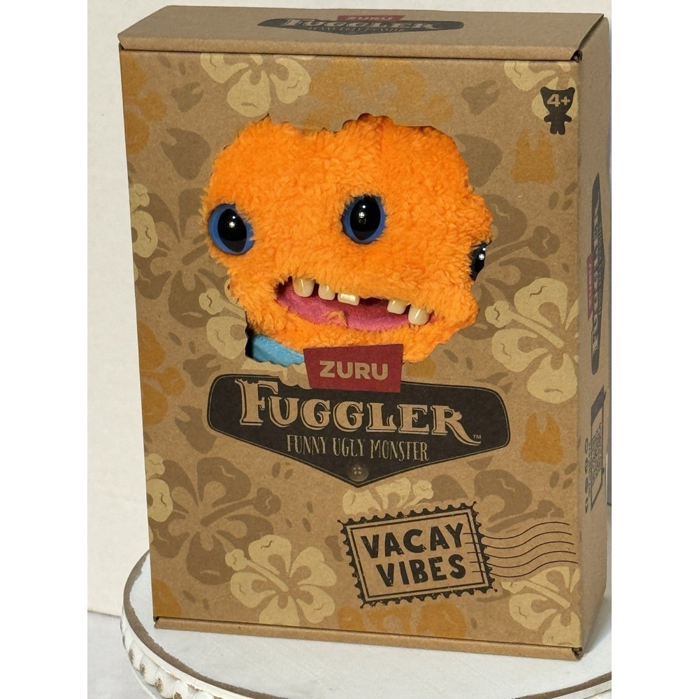 BRAND NEW Zuru‎ Fuggler Funny Ugly Monster Vacay Vibes Orange Reek-O Blue Shirt